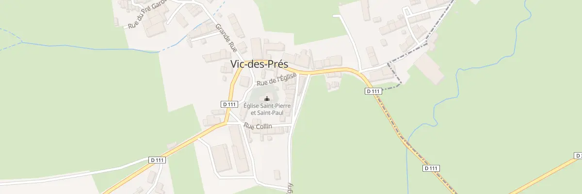 Plan du 4 Rue d’Ecutigny à Vic-des-Prés