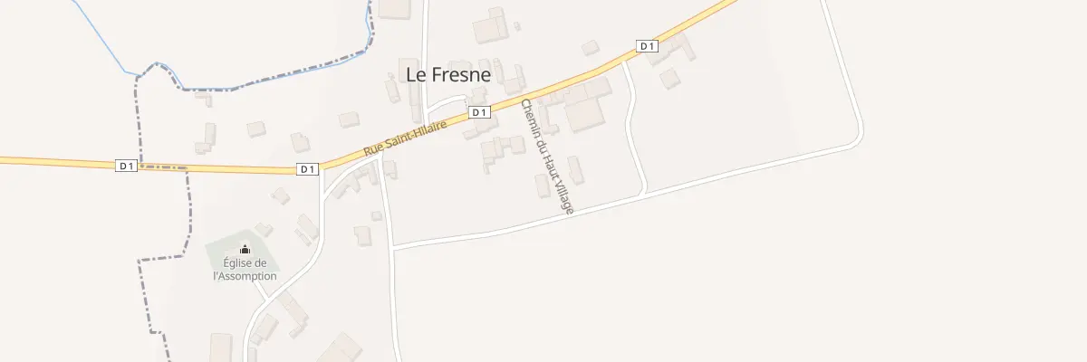 Plan du 5028 Rue Saint Hilaire au Fresne