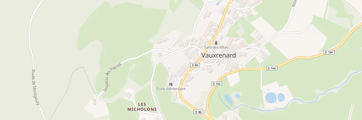 Plan du 5011 Le Bourg à Vauxrenard