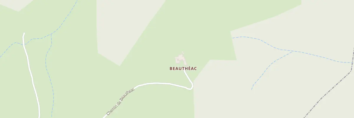 Plan du 1260 Che de Beautheac à Saint-Pierre-la-Roche