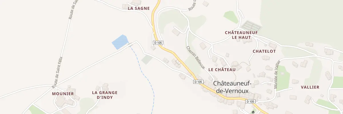 Plan du 5159 Saint Felix à Châteauneuf-de-Vernoux