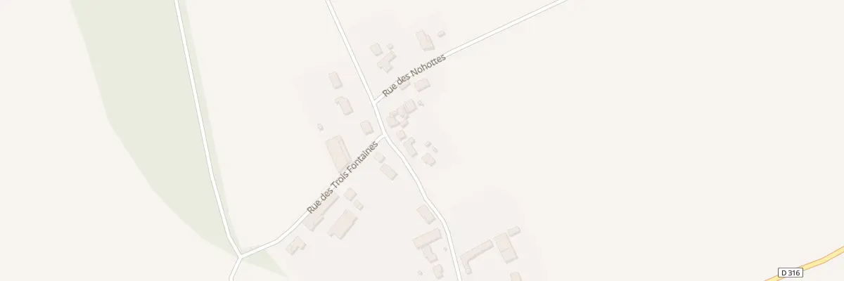 Plan du 22 Rue de Saint Nicolas à Luxémont-et-Villotte