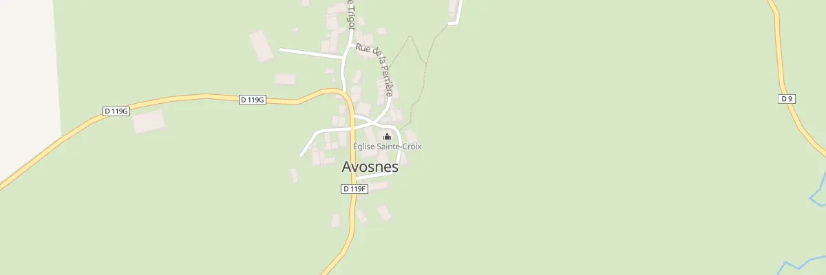 Plan du 5016 Le Village à Avosnes