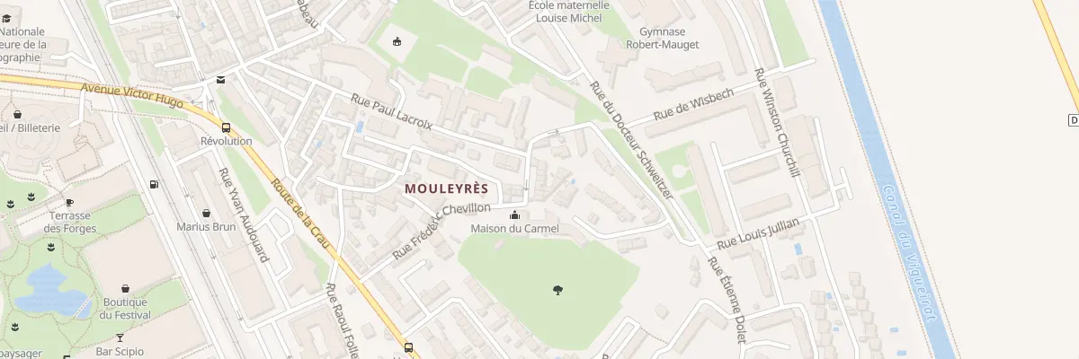 Plan du 5 Rue Frédéric Chevillon à Arles