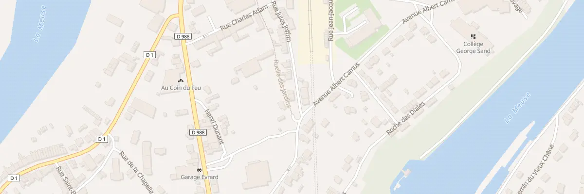 Plan du 316 Rue Jules Joffrin à Revin