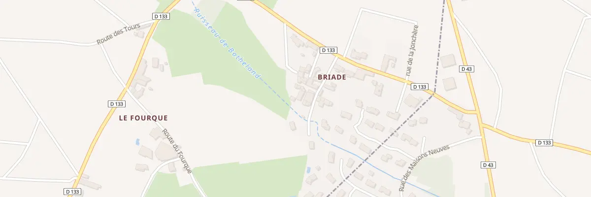 Plan du 5167 Les Briades à Saint-Étienne-la-Varenne
