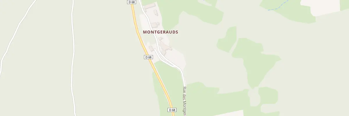 Plan du 400 Rue des Montgerauds à Cenves