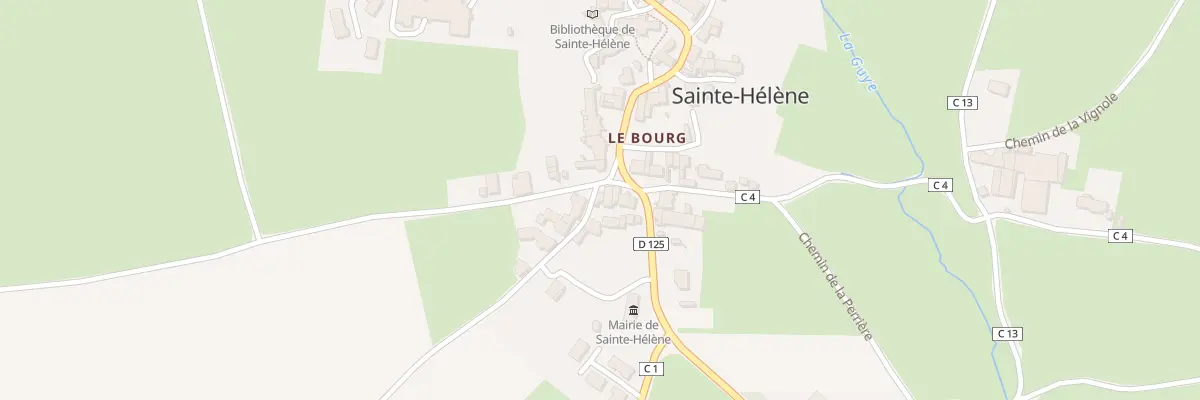 Plan du 5034 Le Bourg à Sainte-Hélène