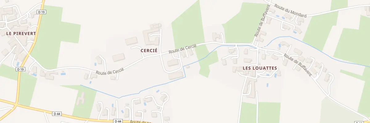 Plan du 5338 Les Louattes à Denicé