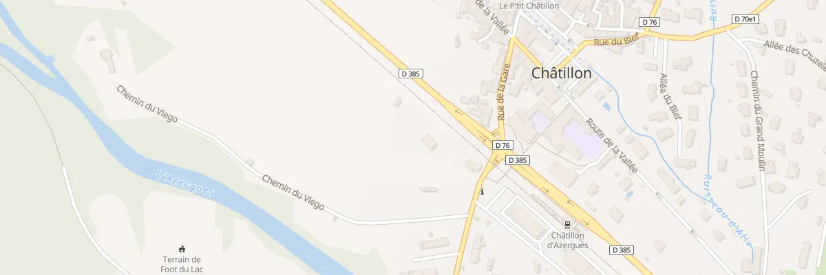 Plan du 5233 Viego à Châtillon