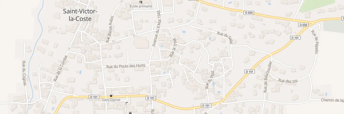 Plan du 5144 Rue Le Tribe à Saint-Victor-la-Coste
