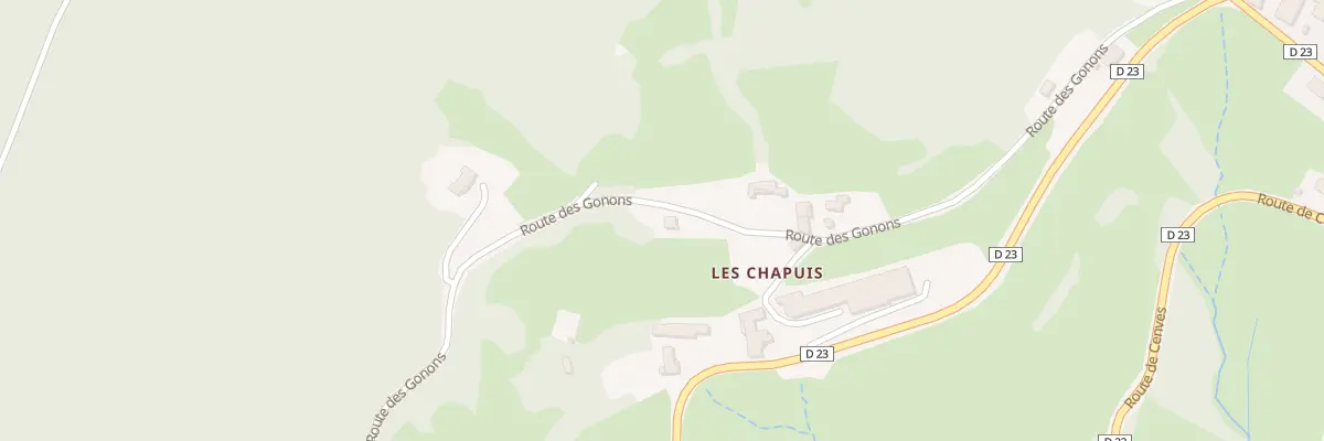 Plan du 5037A Les Chapuis à Cenves
