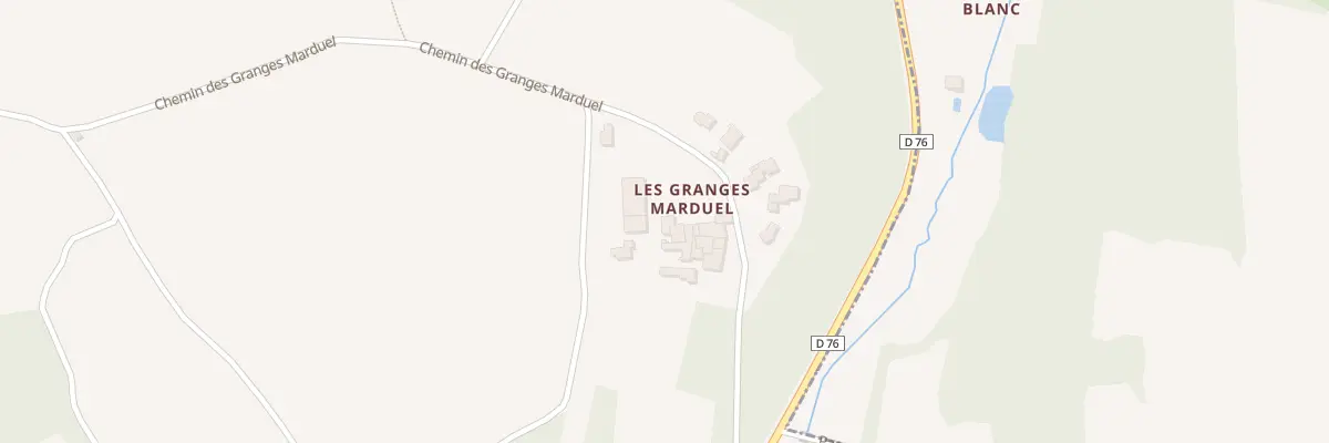 Plan du 5457B Les Granges Marduel à Châtillon