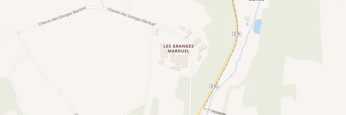 Plan du 5457 Les Granges Marduel à Châtillon