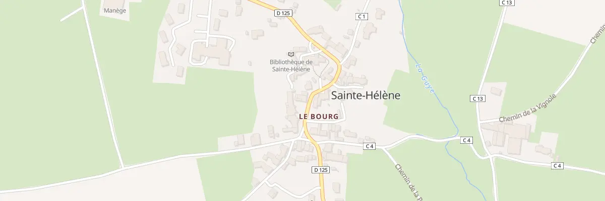 Plan du 5041 Le Bourg à Sainte-Hélène