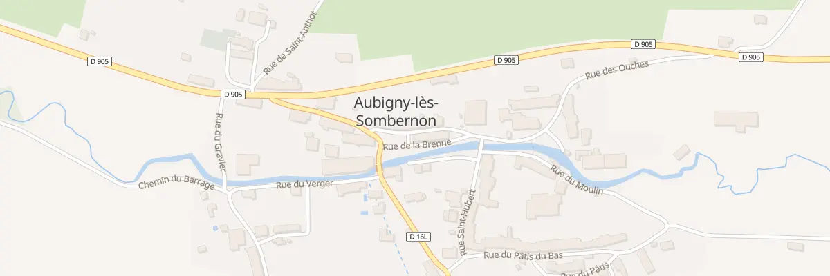 Plan du 1 Rle de la Grande Rue à Aubigny-lès-Sombernon