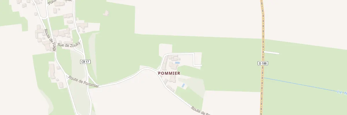 Plan du 5137 Chateau de Pommier à Cortevaix