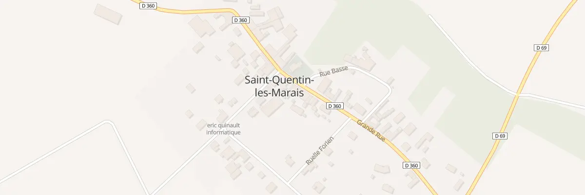 Plan du 21 Gr Grande Rue à Saint-Quentin-les-Marais