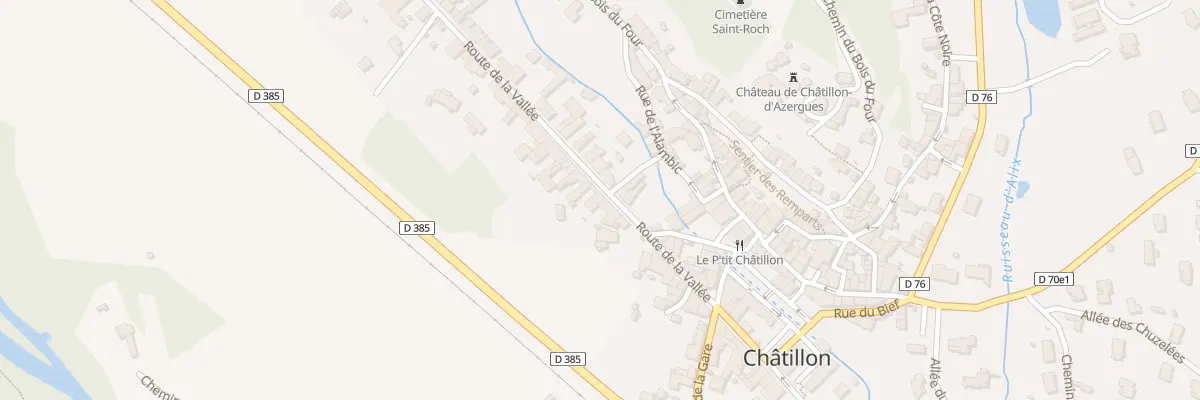 Plan du 1370 Rte de la Vallée à Châtillon