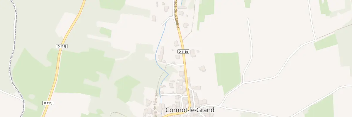 Plan du 5120 Vignes Baudet au Sud à Cormot-Vauchignon