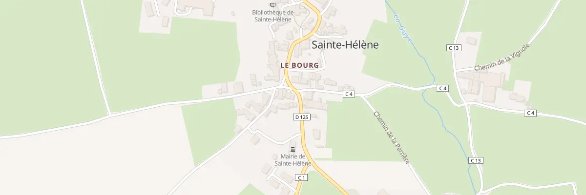 Plan du 5025 Le Bourg à Sainte-Hélène