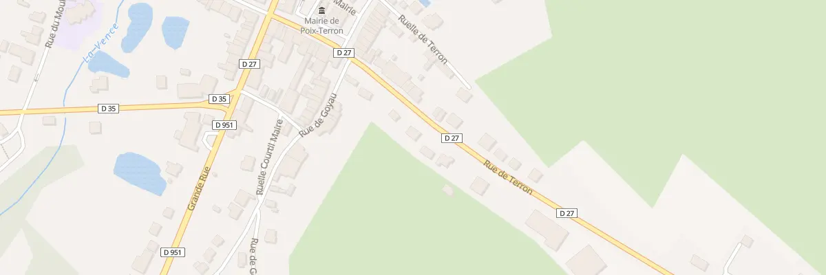 Plan du 26 Rue de Terron à Poix-Terron