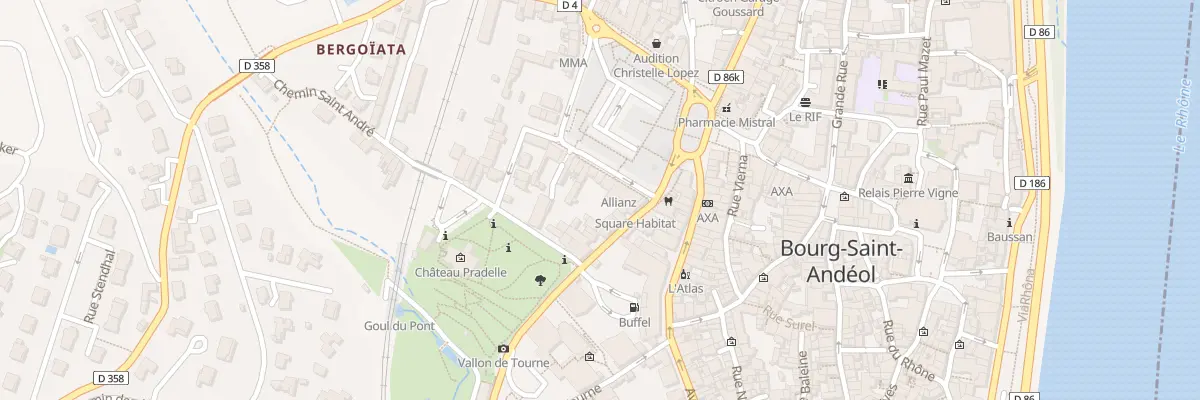 Plan du 9 Pl du Champ de Mars à Bourg-Saint-Andéol