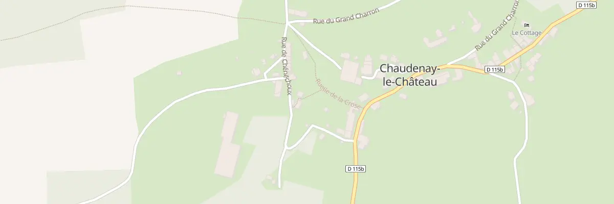 Plan du 4 Rue de Chenechoux à Chaudenay-le-Château