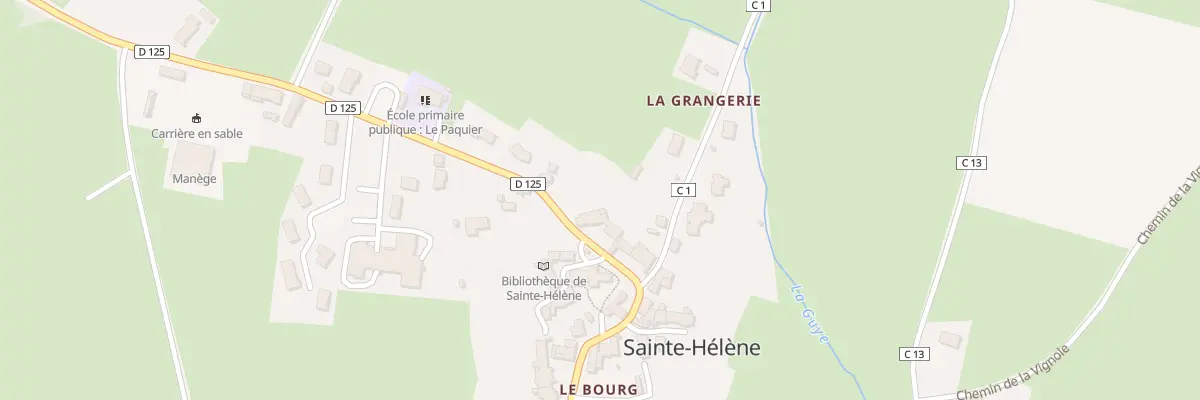 Plan du 6 Rte de Villeneuve à Sainte-Hélène