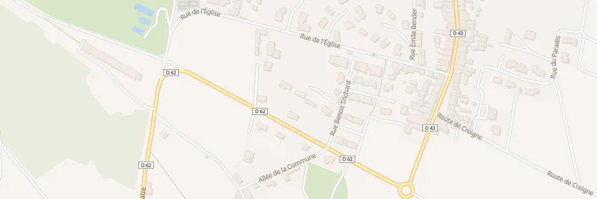 Plan du 59 Rue Benoit Trichard à Odenas