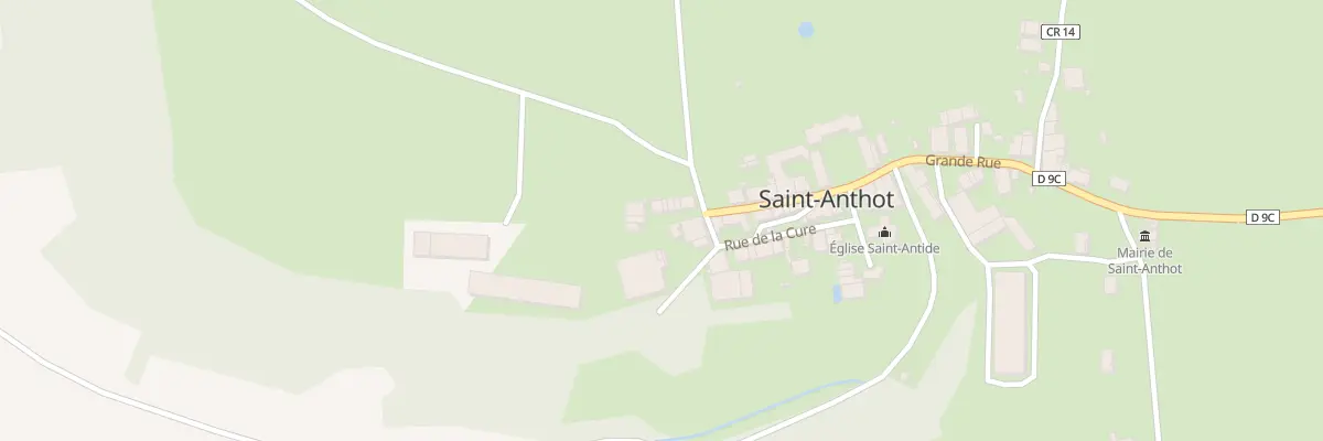 Plan du 26 Rue Grande Rue à Saint-Anthot