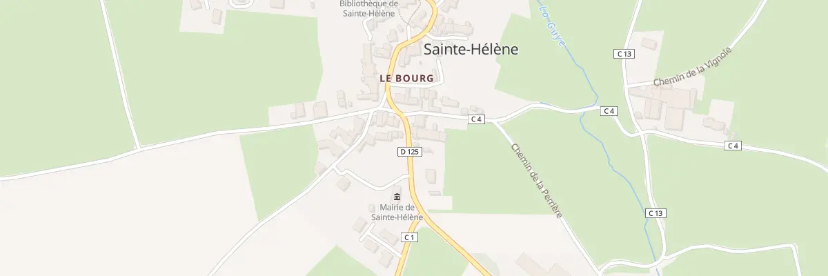 Plan du 5022 Le Bourg à Sainte-Hélène