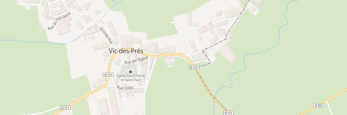 Plan du 4 Gr Grande Rue à Vic-des-Prés