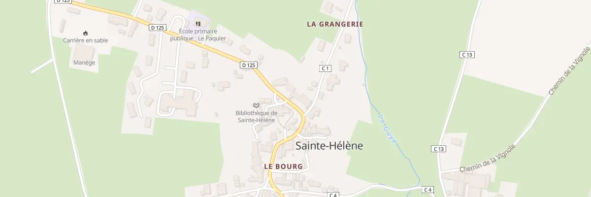 Plan du 5066 Le Bourg à Sainte-Hélène