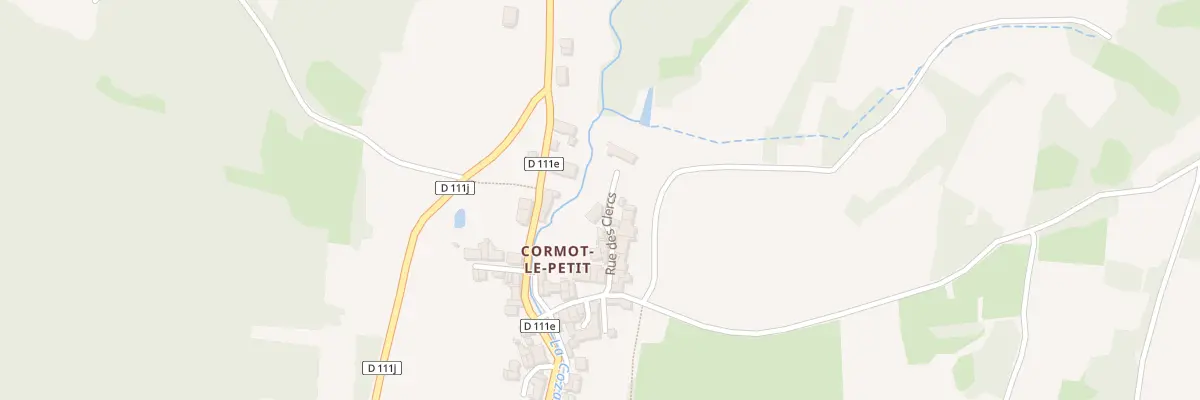 Plan du 6 Rue des Clercs à Cormot-Vauchignon
