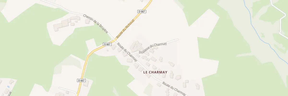 Plan du 5085 Le Charmay à Chaussan