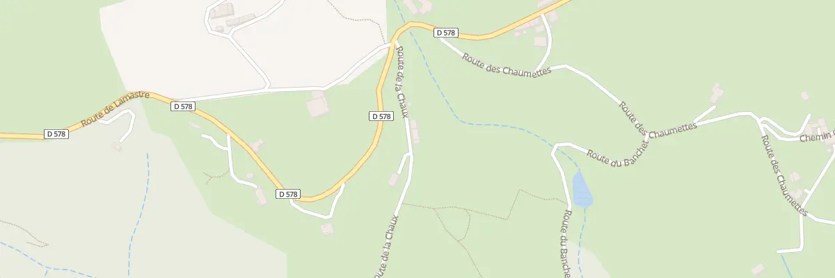 Plan du 125 Rte de la Chaux à Arlebosc