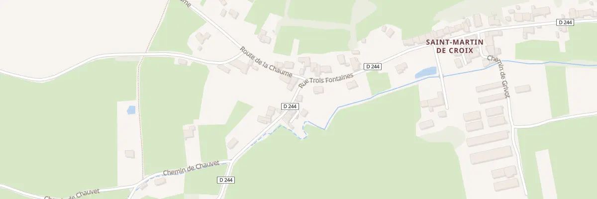 Plan du 12 Rue Trois Fontaines à Burnand