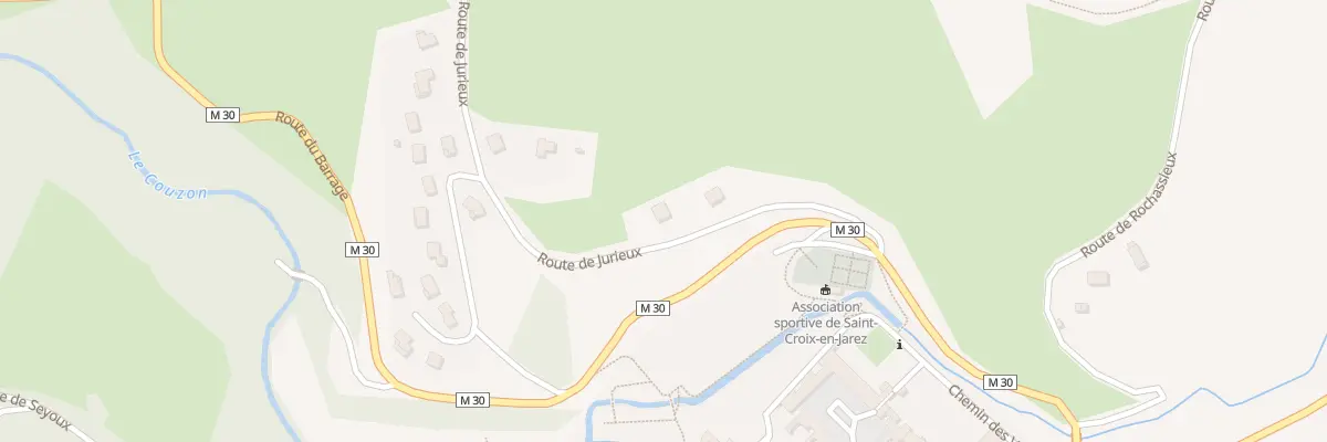 Plan du 212 Rte de Jurieux à Sainte-Croix-en-Jarez