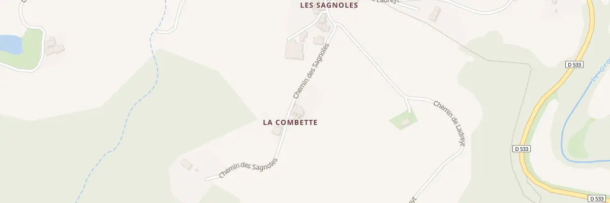 Plan du 5105 Sagnoles à Saint-Barthélemy-Grozon