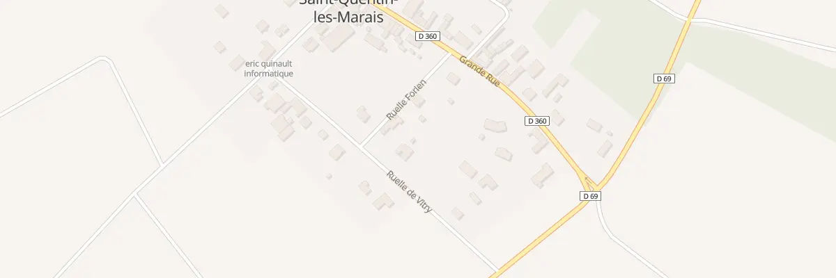 Plan du 13 Rle de Vitry le Francois à Saint-Quentin-les-Marais