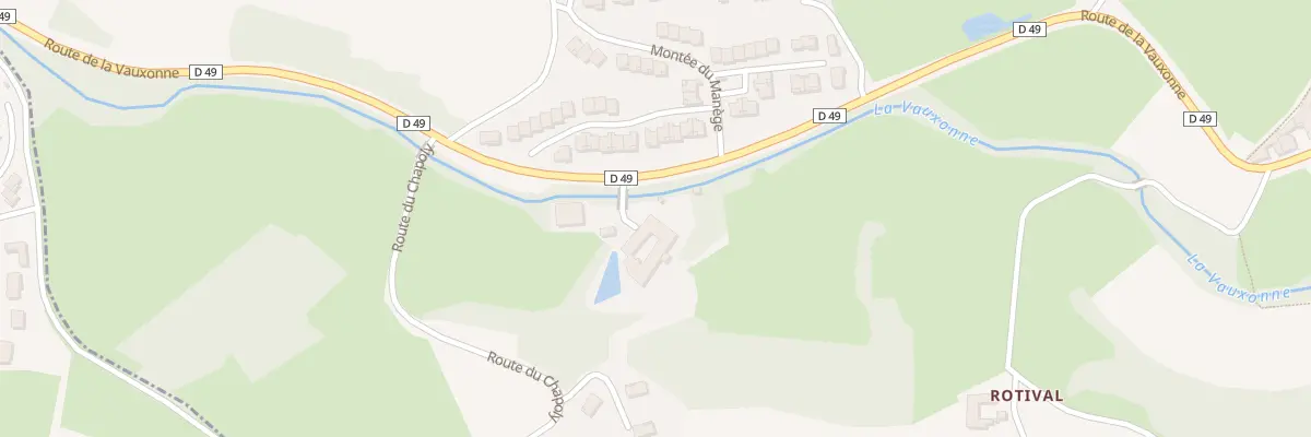 Plan du 925 Rte de la Vauxonne à Saint-Étienne-des-Oullières
