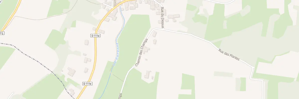 Plan du 5109 Che des Champs à Cormot-Vauchignon