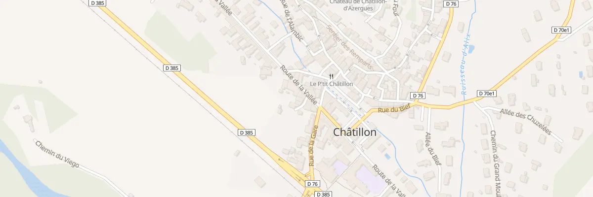 Plan du 5098B Imp des Jardins à Châtillon