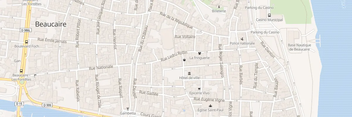 Plan du 28 Rue Ledru Rollin à Beaucaire