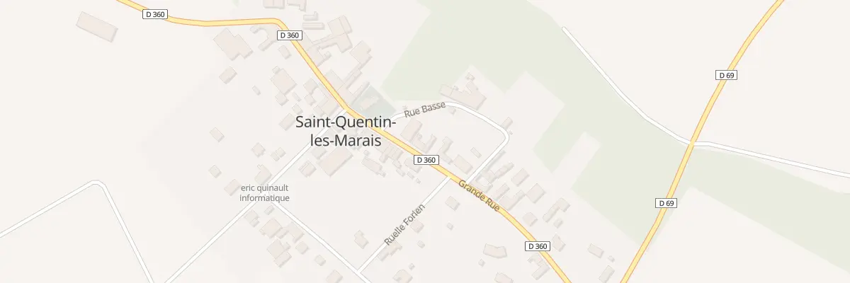 Plan du 22 Gr Grande Rue à Saint-Quentin-les-Marais