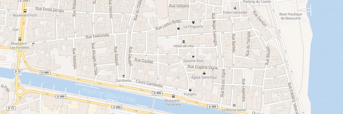 Plan du 10 Rue Arceau de l’Avenir à Beaucaire