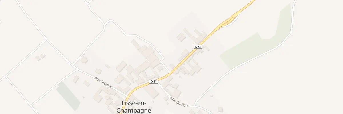 Plan du 43 Gr Grande Rue à Lisse-en-Champagne