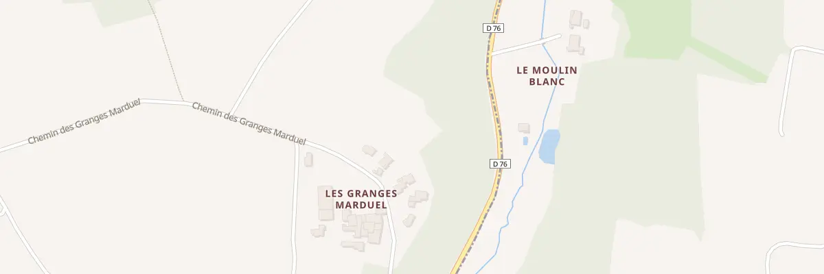 Plan du 5568 Les Granges Marduel à Châtillon