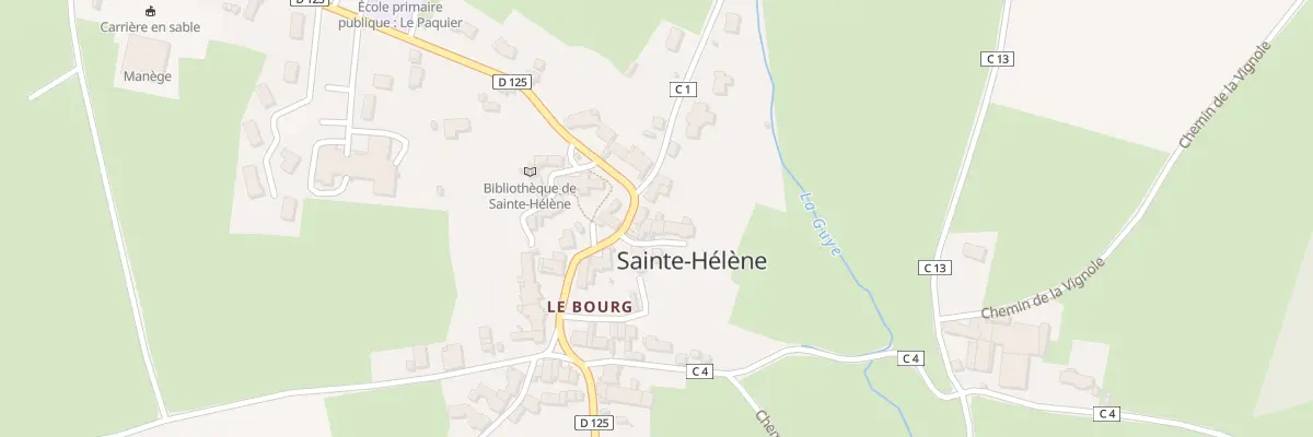 Plan du 5049 Le Bourg à Sainte-Hélène